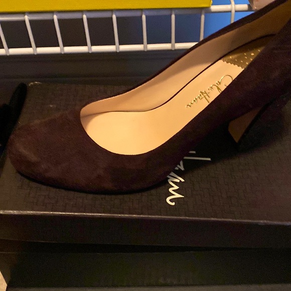 Cole Haan Brown suede pump Nike air 6 1/2 B - Picture 1 of 7